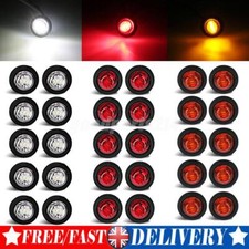 10PCS Round 3/4" LED Bullet