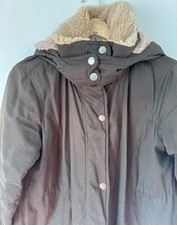 Khaki Green Maternity Parka -