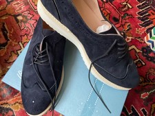 New - SOFTWAVES Navy suede