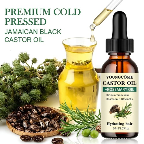 Organic castor oil - oil, rosemary