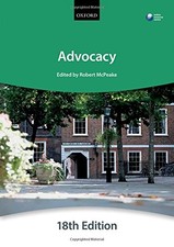 Advocacy (Blackstone Bar Manual)-The City Law School