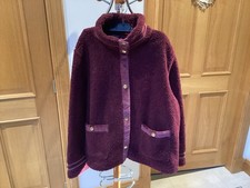 Joules Fleur Red Fleece Jacket