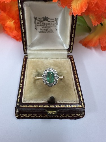 Emerald diamond 9ct - diamond, yellow