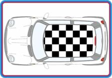Mini chequered Roof graphics
