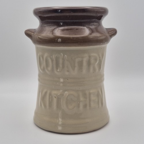 Vintage glazed pottery utensil - pottery,