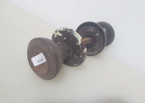 Vintage bakelite door knobs - bakelite,