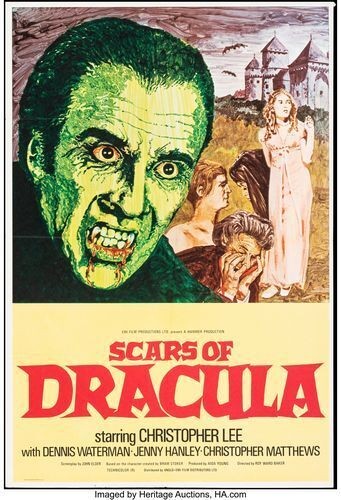 Vintage scars dracula - vintage, of