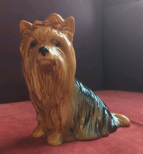 Yorkshire terrier dog figurine - yorkshire,