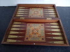 Backgammon Board and Chess Set