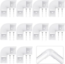 LED Profile Corner Connectors 90 Degrees V Shape 10 Pcs Screws Included