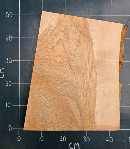 Kiln dried planed ash slab - dried,