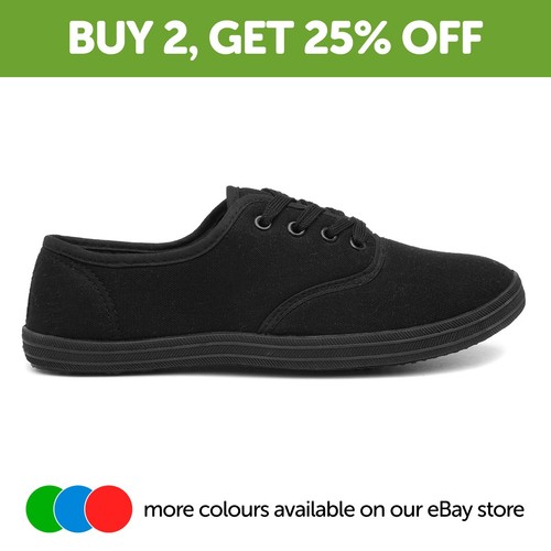Womens canvas black adults - canvas,