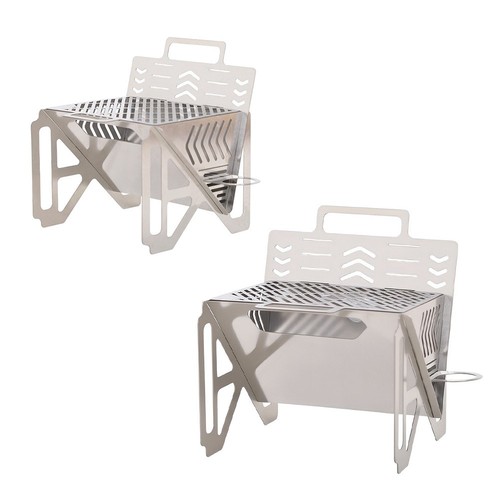 Compact foldable wood - compact, stove