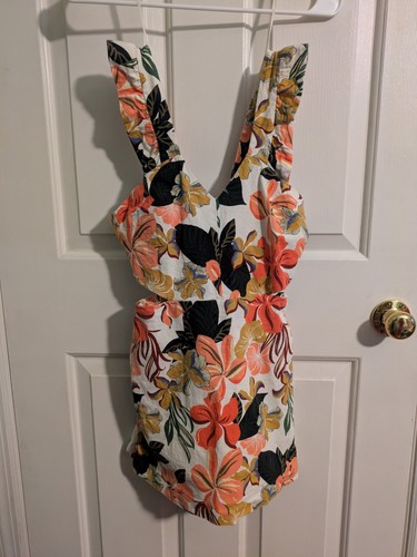 Zara tropical floral ruffle - zara,
