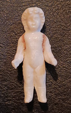 Frozen Charlotte 43 mm original Victorian 1880s porcelain doll : folk horror