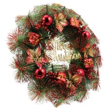 Rattan circle foam christmas - rattan,