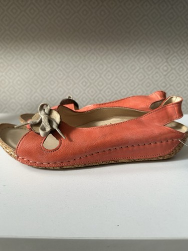 Pavers orange open toe - orange,