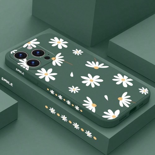 Green daisy floral - phone, case