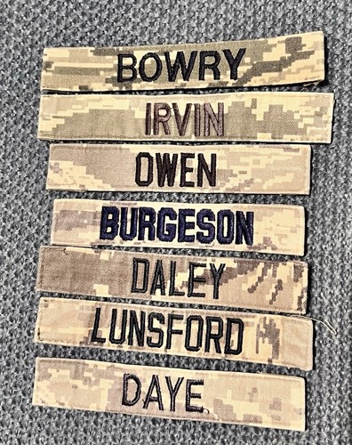 Airforce abu name tapes - abu,