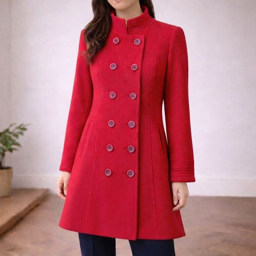 Pendleton red wool coat size - pendleton,