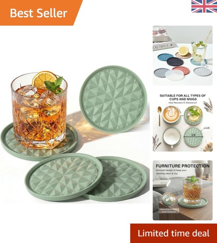 Chic non stick drink coasters - chic,