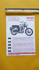 Ducati 350 SEBRING 1967 original leaflet ITALIAN motorcycle moped brochure