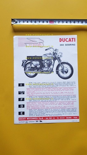 Ducati 350 sebring - ducati,