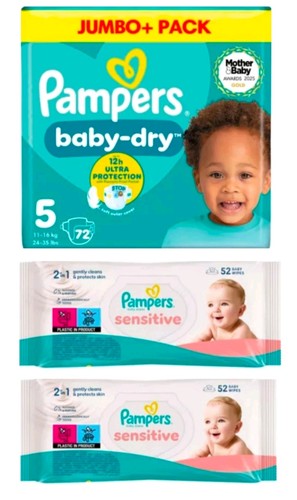 Pampers size - pampers, nappies)
