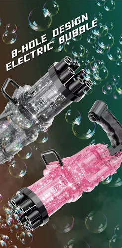 Pink gatling bubble - gatling, machine