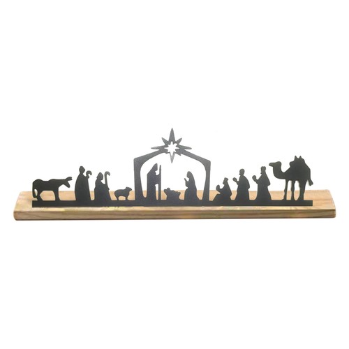 Willow tree nativity metal - willow,
