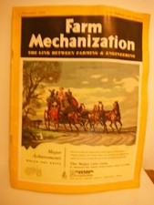 1954, 'FARM MECHANISATION'