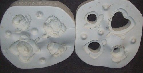 Ceramic mold molds piece set - molds,