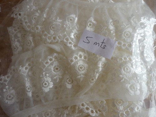 Stunning cream broderie - cream,