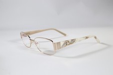 Joan Collins Eyeglasses JC 139 Womens Gold IVO Full Rim Metal Glasses Frames