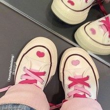 Warrior pink high top canvas