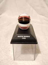 Minichamps BELL Racing Helmet MARTIN BRUNDLE F1 1:8 1996 Case