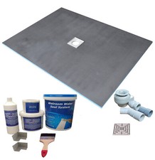 Wet Room Wetroom Shower Tray Kit 20mm All sizes of Kits available (Wsk Kit)