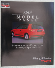 TOYOTA Brochure 1988:Supra,Celica,Cabriolet,GT-4,MR2,Land Cruiser,Corolla,GTi-16