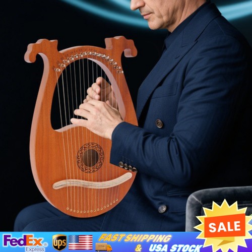 Vintage strings lyre harp - vintage,