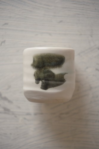 Vintage studio pottery yunomi - vintage,