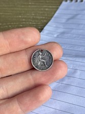 Old 1855 victoria four pence - four,