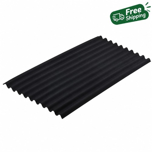 Black bitumen corrugated - black,