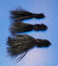 3 x Black fritz Blob lure