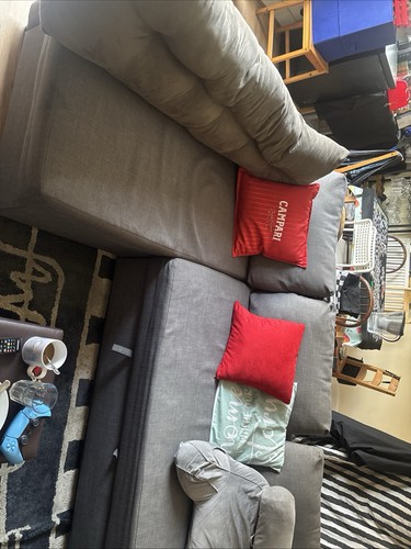 Corner sofa bed with - with, storage
