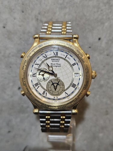 Seiko 6m15 9000 - seiko, timer