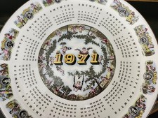 WEDGEWOOD CALENDER PLATE 1971