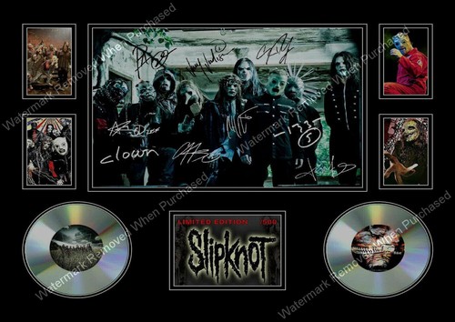 Slipknot signed limited - slipknot, a4