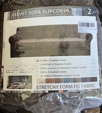 Velvet  Chair Slipcover