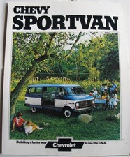 CHEVROLET Chevy Sportvan Sales