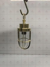Brass Small Ceiling Hanging Light | Vintage Mini Pendant Lamp